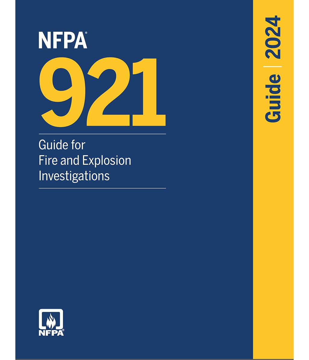 NFPA 921, Guide for Fire and Explosion Investigations 2024 Paperback